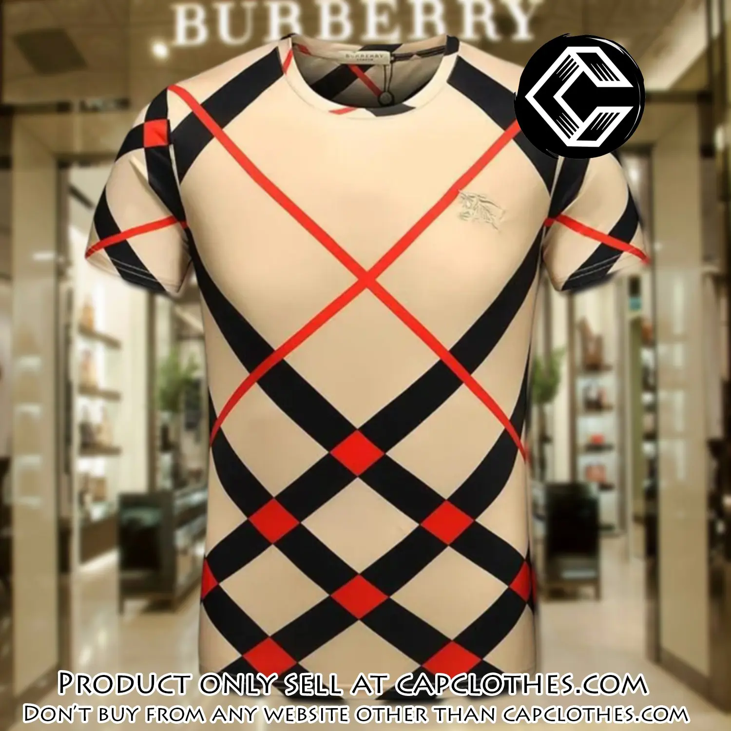Burberry new logo luxury brand unisex tshirt outfit for men women cc5623533